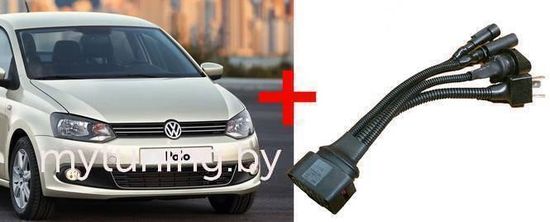 Передние фары Фольксваген Поло 2010-2019