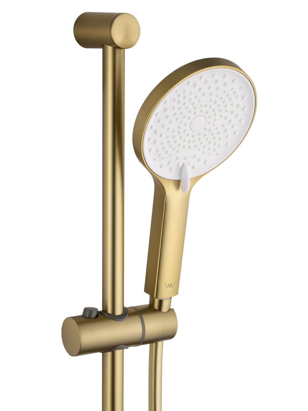 Смеситель для ванны с душевым гарнитуром и термостатом WONZON & WOGHAND SOLID, Брашированное золото (WW-C2011-A-BG)