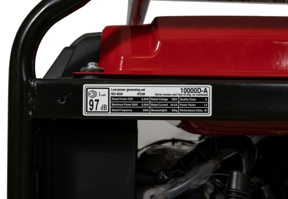 Генератор бензиновый Loncin LC10000D-AS - [8 кВт / 220V] однофазный