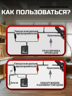 Кабельный трекер EM415pro, автомобильный тестер, инструмент для поиска и ремонта короткого замыкания, автомобильный трассировщик, диагностика тональной линии