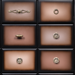 Тумба Пандора 3 Орех Оберджин Шоколад