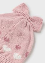 шапка с шарфом и варежками