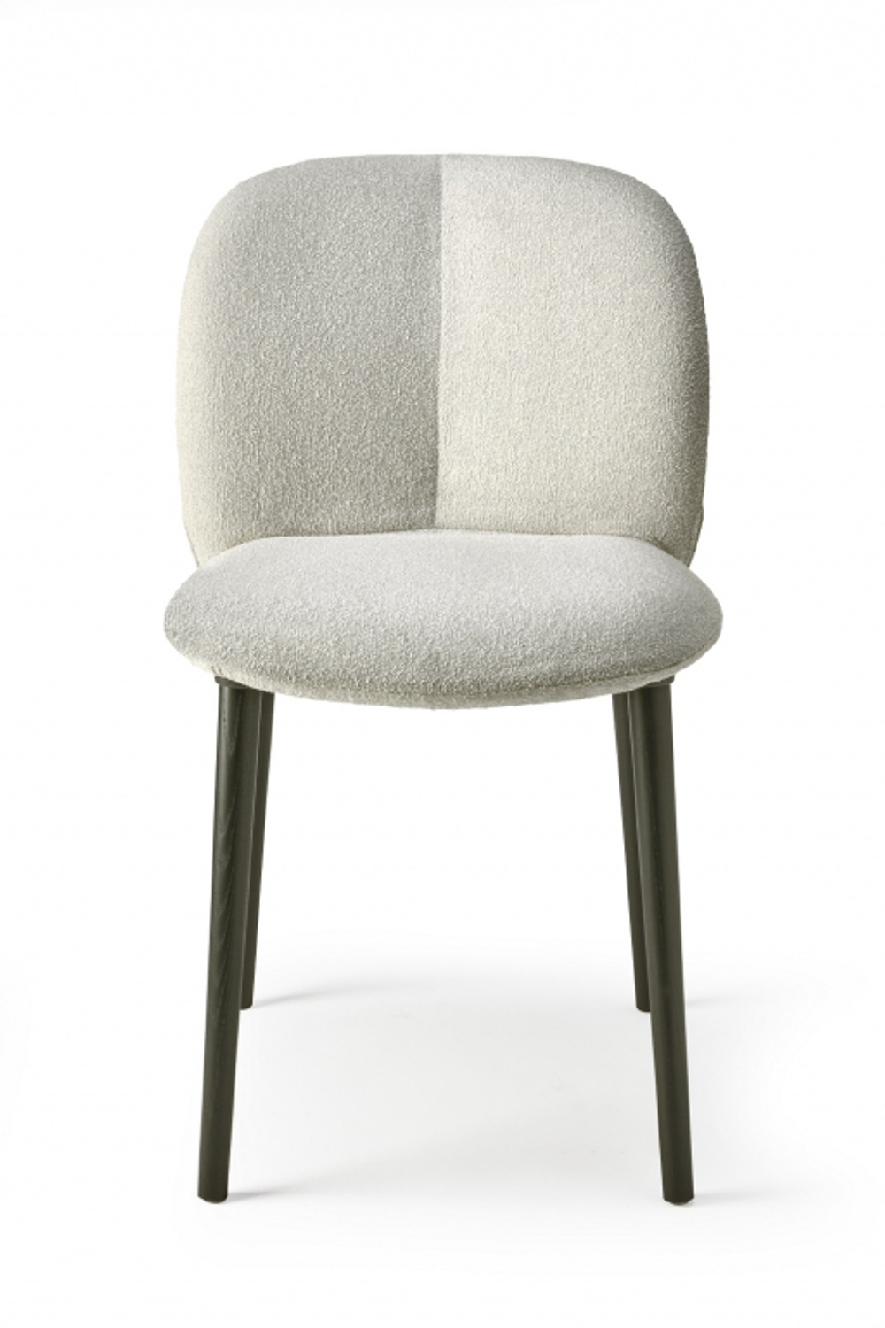 Стул с обивкой Scab Design Natural Mentha Pop, черный ясень, слоновая кость