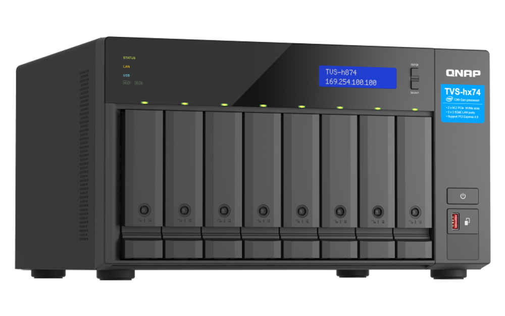 Сетевой накопитель NAS QNAP QuTS hero TVS-h874-i7-32G