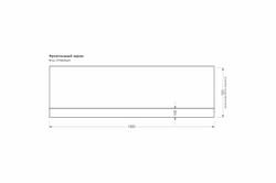 Экран для акриловой ванны Comfort Maxi