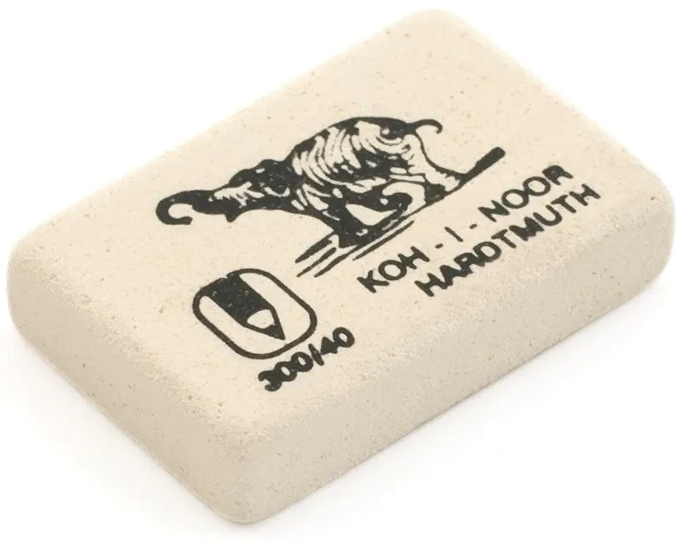 Ластик мягкий "KOH-I-NOOR" 300/40 для чернографитных карандашей 48 шт/уп, картон