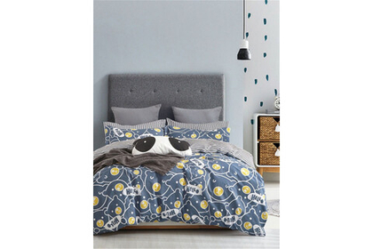 Постельное белье GoodNight Сатин Делюкс 906 с компаньоном 1,5 сп. (с нав. 50х70)