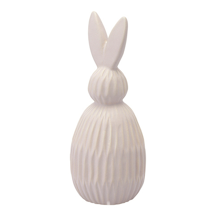 Декор из фарфора бежевого цвета Trendy Bunny из коллекции Essential, 9,2х9,2x22,6 см