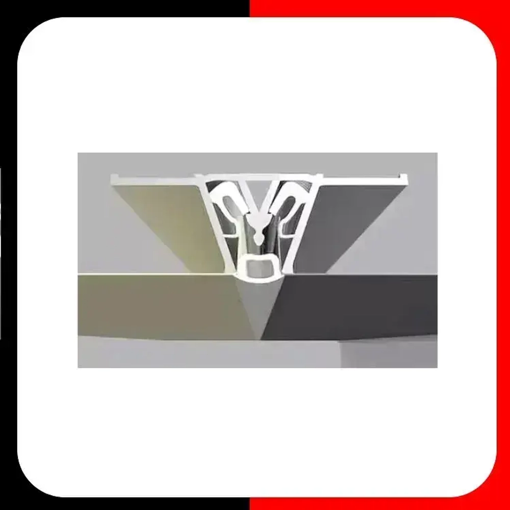 Профиль алюминиевый разделительный для натяжного потолка 1,25м