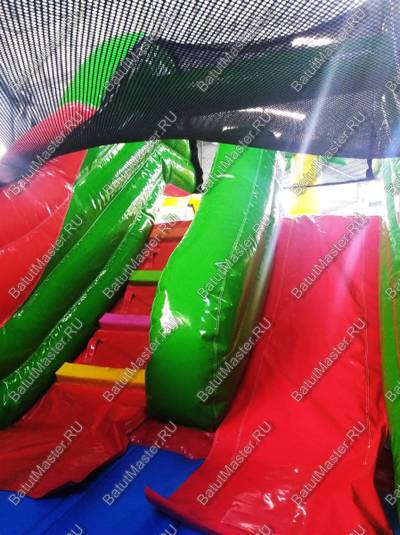 Надувной батут-горка "Сказочная поляна" 9*5*3,1 м