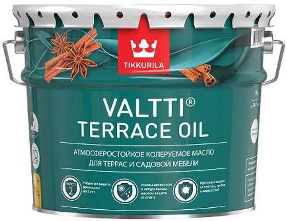 Масло для террас Valtti Terrace Oil Tikkurila EC 2,7л