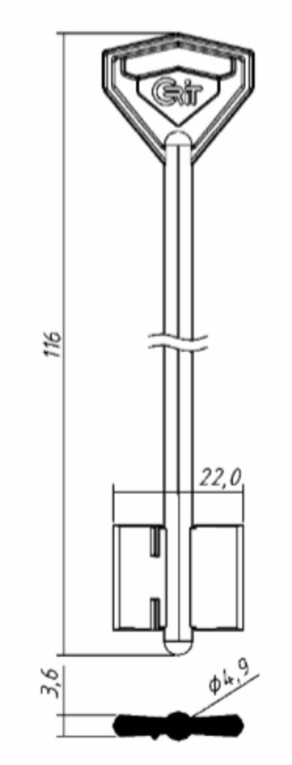 Заготовка дверняк КРИТ 3