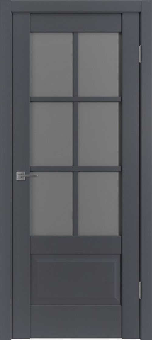 Межкомнатная дверь EMALEX ER2 Onyx (Dark cloud)
