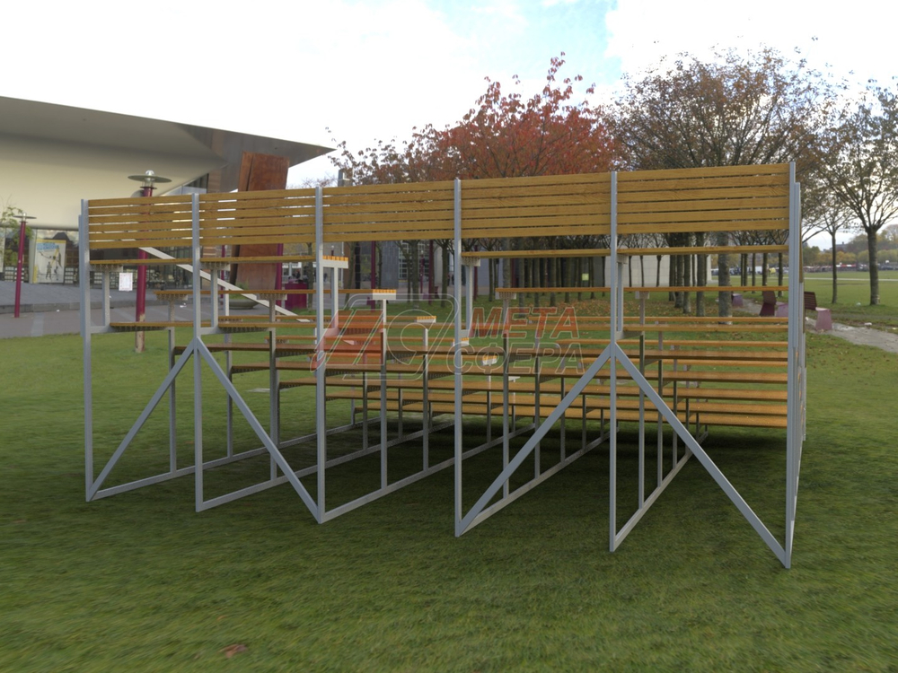 Трибуна Спортивная семиярусная