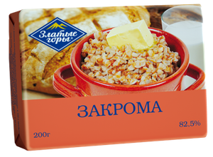 МАСЛО СПРЕД 82.5% 180ГР ЗАКРОМА