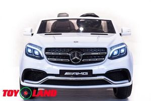 Детский электромобиль Toyland Mercedes-Benz GLS63 AMG белый фото №2