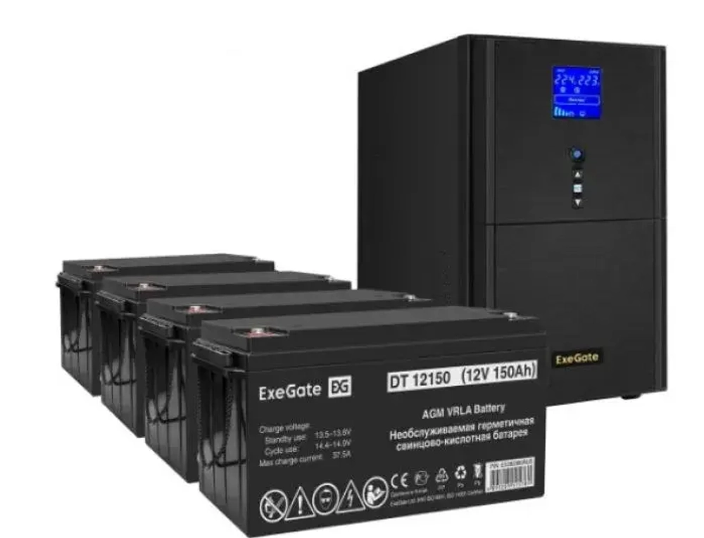 Комплект Exegate SZ-3000.LCD.AVR.3SH.1C13.RJ.USB
