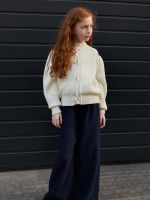 Кардиган для девочки AT1058 молочный