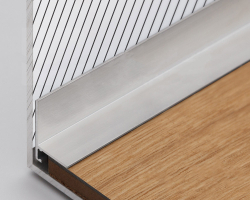 Микроплинтус SL16X25-01L Серебро матовое 16х25х2000мм