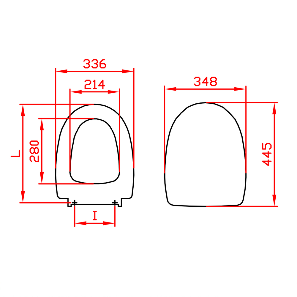 Сиденье для унитаза Iris белое дюр.нерж.кр. "Лига" (SANTEK) AHS.53