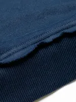 Толстовка Hardlunch Crew с коротким рукавом темно-синяя