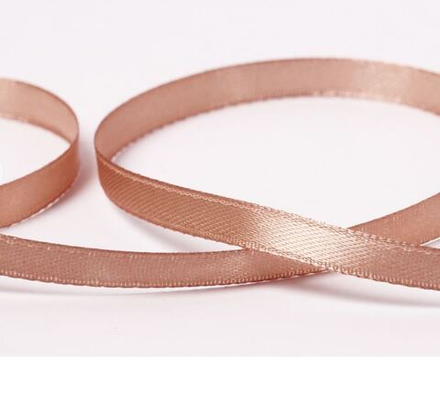 Лента атласная 6 мм ( 1/4 "), №022 бежевый