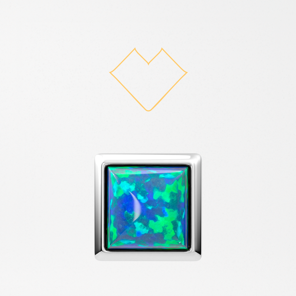 Square opal cab NOVIZIO