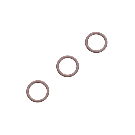 Кольцо для бретели кофейно-розовое 10 мм