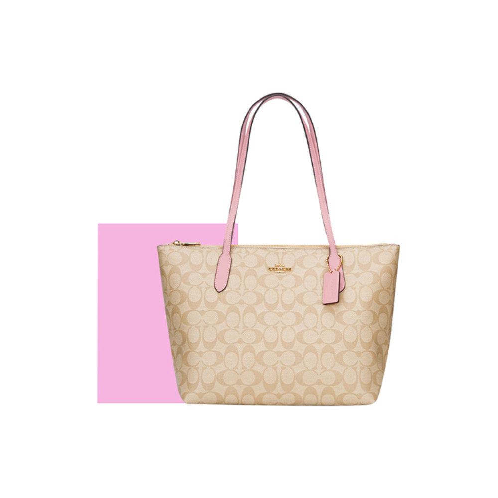 Сумка COACH Zip Top Tote 30 PVC Tote, 4455-IMSDJ