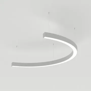 Подвесной светильник полукруг из профиля 34W 4000K 034014(1) белый SP-LINE-HANG-ARC-C3535-D800-34W Day4000 Arlight