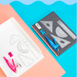 Готовальня Deli "Peoneer",  8 предметов, 128х221х17 мм, европодвес