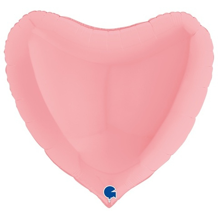 Шар Grabo сердце 36" сатин розовый #360M03PK