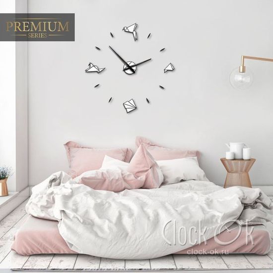 Настенные 3D часы Origami