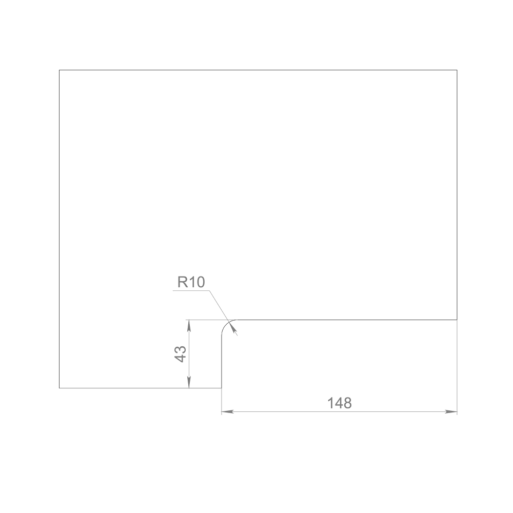 Замок для стеклянной двери Range.GL.L10 BL