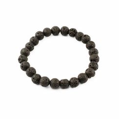 Браслет из лавы - аромабраслет на руку