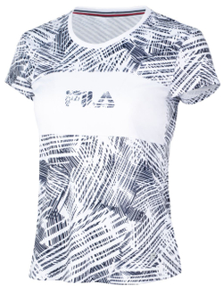 Женская теннисная футболка Fila T-shirt Rosie - Multikolor