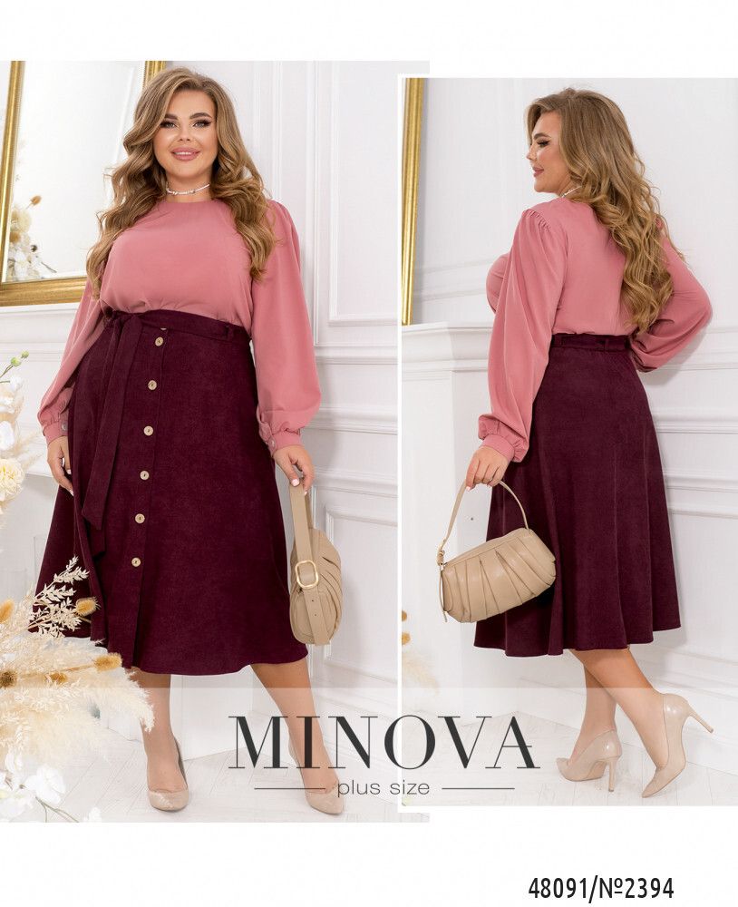 Юбка 2394-бордо Minova