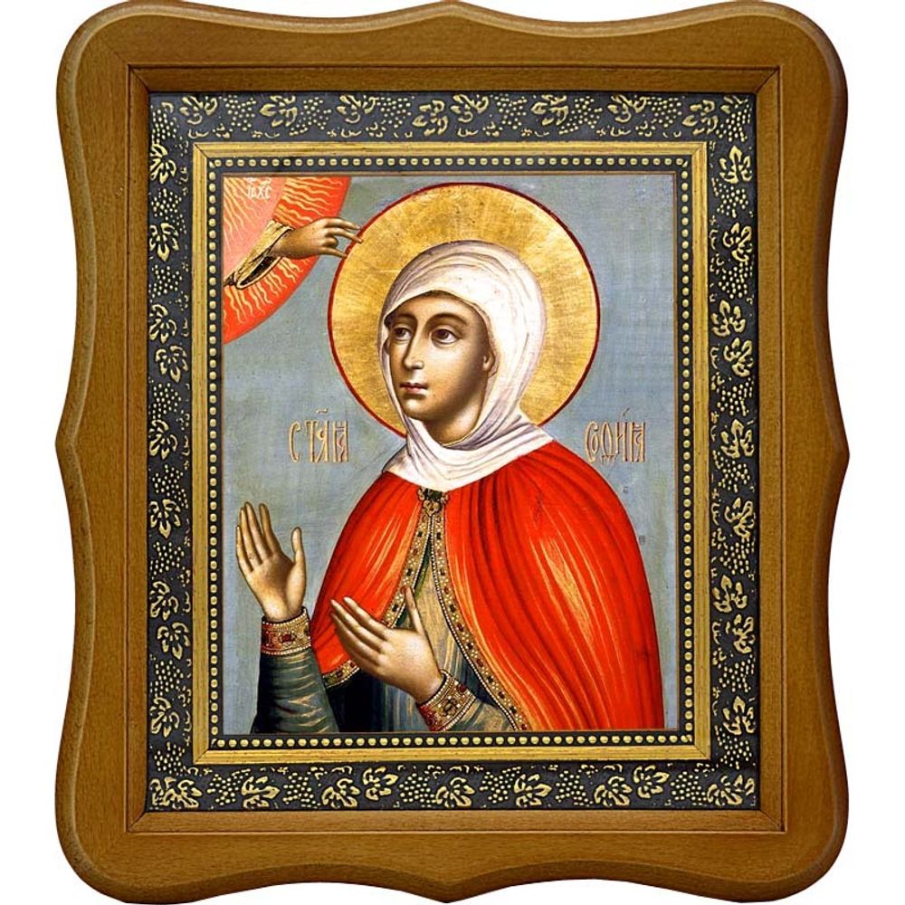 София Египетская мученица. Икона на холсте.