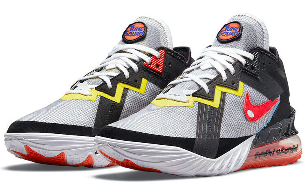 Space Jam X Nike Lebron 18 Low Sylvester X Tweety Tpu Hyper Sneakers