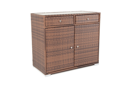 "Мальта" тумба плетеная из искусственного ротанга, цвет коричневый