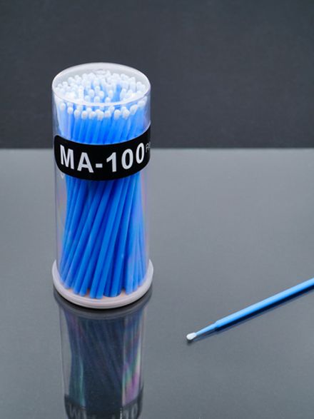 Микробраши в банке синие 2,5мм, 100шт/уп