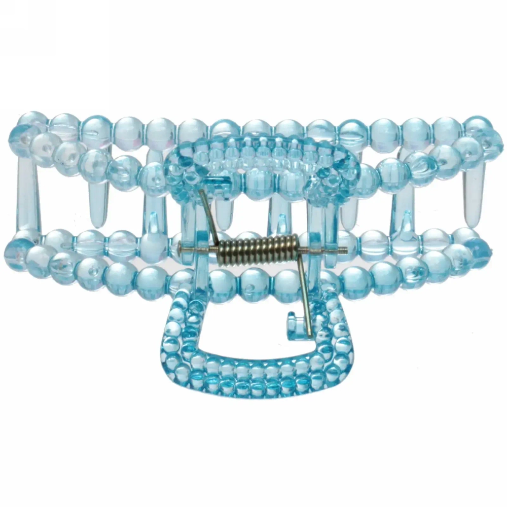 Заколка-краб для волос на блистере «Cruella- Трапеция», микс 6 цветов, 9,5 см