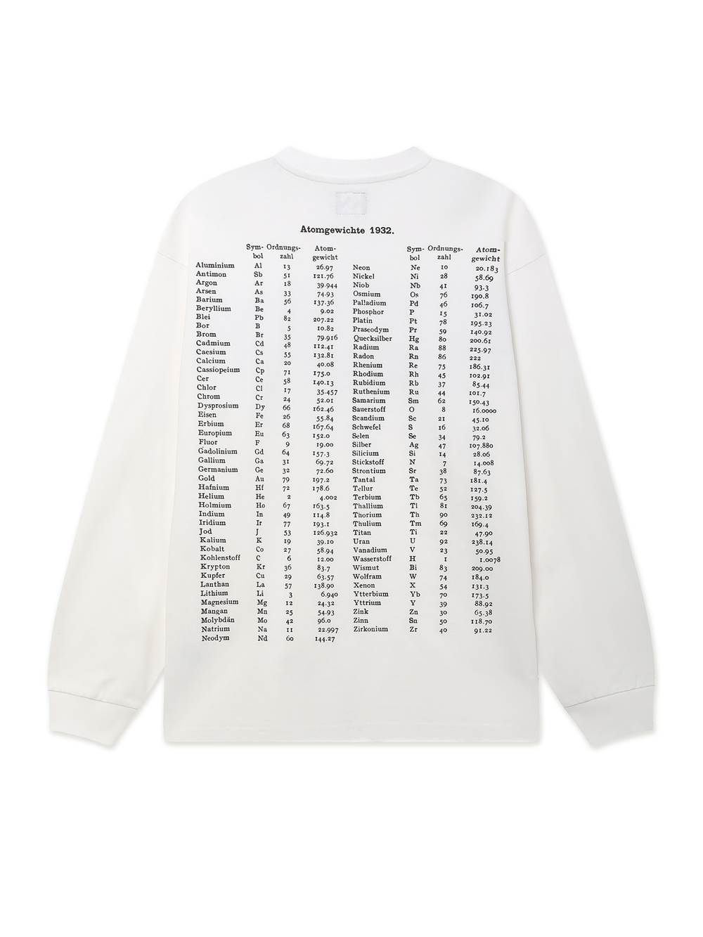 Джемпер Ttt Atomgewichte Longsleeve