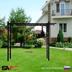 Уличная шведская стенка Sv Sport рукоход У529 (Турник/Деревянные)