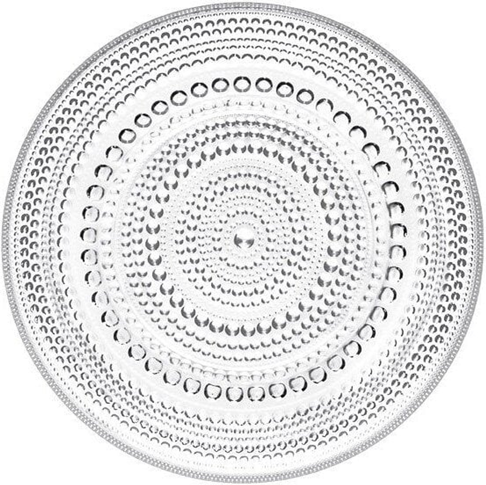 Тарелка обеденная iittala kastehelmi, стекло · арт. fabr 1007340