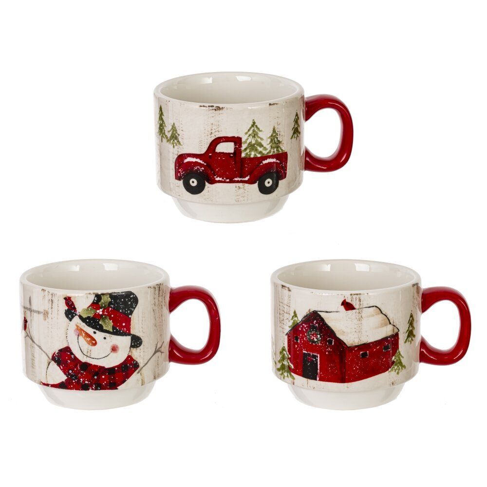 GAEM Набор из 3-х чашек на подставке (3x400 мл), L14,5 W12,5 H23 см