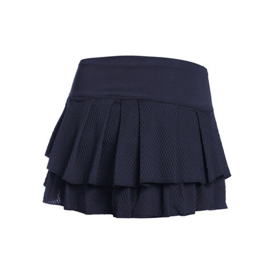 Женская теннисная юбка Lucky in Love Wavy Pleat Tier Skirt Women - Dark Blue