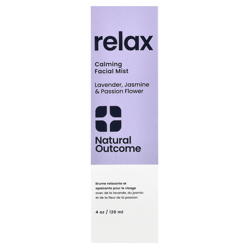 Natural Outcome, Relax, успокаивающий спрей для лица, 120 мл (4 унции)