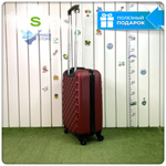Маленький чемодан L'Case Phatthaya, бордовый, S