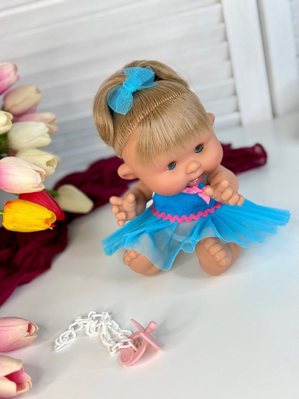 Пупс Nines 26см PEPOTE с закрывающими глазками (N804A1)